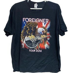 Foreigner 2014 Tour Tee Shirt.